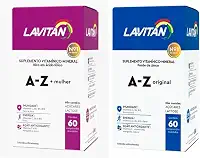 Suplemento Lavitan A-z Homem E Mulher 60 Caps Cada Original