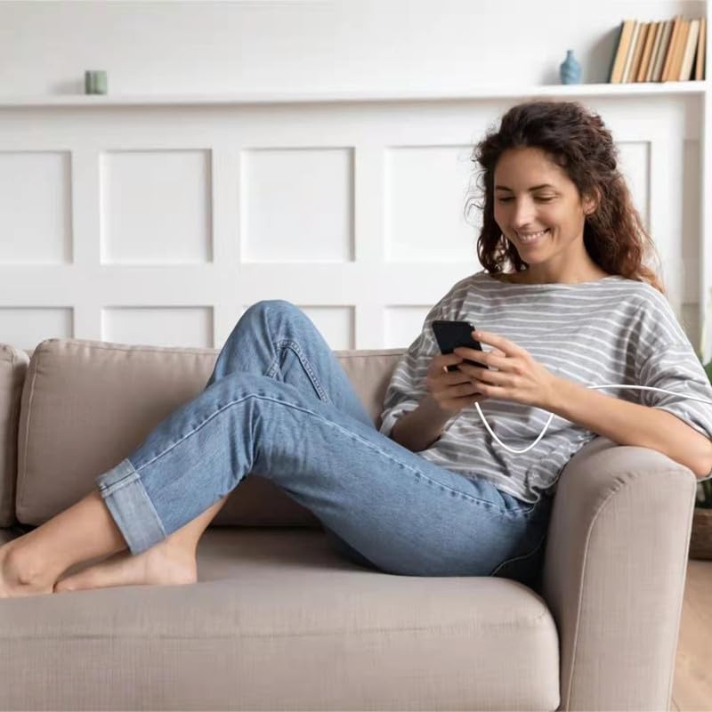 Miniatura 7 de OIITH Cable USB C a USB C de 10 pies y 60 W, cable de carga USB C, cable de carga rápida tipo C para iPhone