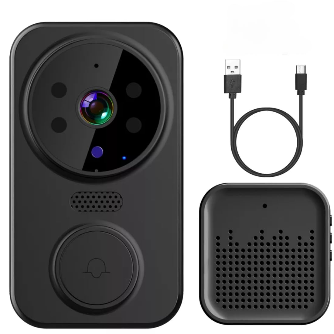 Drumstone 𝐖𝐢𝐭𝐡 𝟏𝟓 𝐘𝐄𝐀𝐑𝐒 𝐖𝐀𝐑𝐑𝐀𝐍𝐓𝐘 Wireless WiFi Video Doorbell Camera with Indoor Chime|HD Resolution & Real-Time Two-Way Audio|Smart Security Doorbell|Best Gift for Home Safety (B0DFD3NDPN) Amazon Price History, Amazon Price Tracker