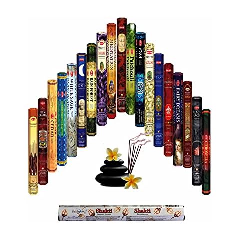Giftbrit Hem Incense Sticks Various Fragrances 15 Packs Total 300 Sticks(15 Packs x 20 Sticks) | Best for Meditation,Yoga,Aroma Therapy, Relaxation Cover
