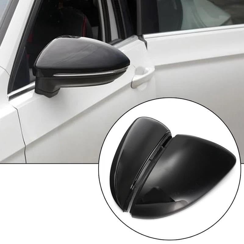 Coque de rétroviseur pour E-GOLF VARIANT 2014-2017 cache rétroviseur extérieur noir