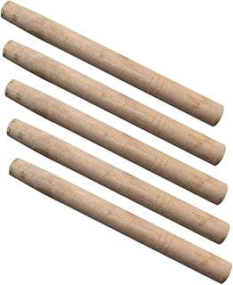 FUNOMOCYA Cabo De Enxada De Madeira 5 Peças Substituição De Cabo De Enxada De Jardim Cabo De Martelo Ferramenta De Fazenda Substituições De Acessórios De Jardim Alça De Substituição