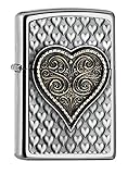 zippo mit herz gravur Qualität Zippo 2006480 207 Herz Emblem 3D