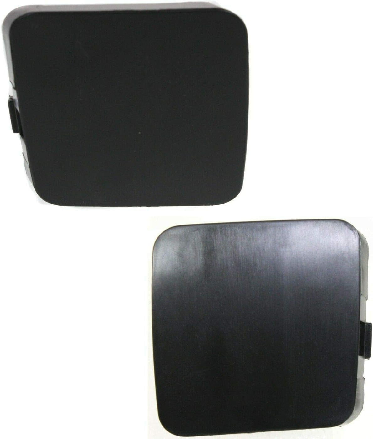 DAT AUTO PARTS Driver and Passenger Side Front Bumper Tow Hook Hole Cover Pair Replacement for 2009-2012 Toyota RAV4, Limited Models, TO1029100, TO1029101 5328542928 5328642929
