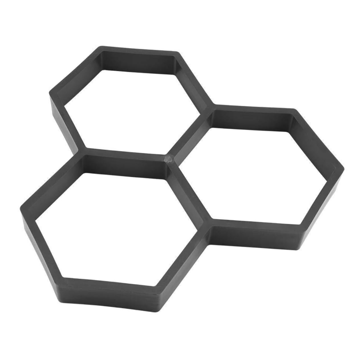 TOYANDONA Moule de Sol en Plastique Hexagonal 2Pcs Facile à Utiliser et Nettoyer pour Pavés en Ciment Jardin et Allées Extérieures