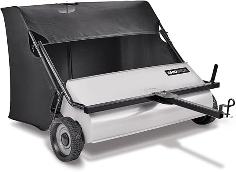 Ohio Steel 5026V2 Lawn Sweeper, 50", Black