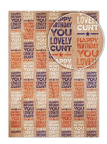 Brainbox Candy Lovely C*nt Geschenkpapier