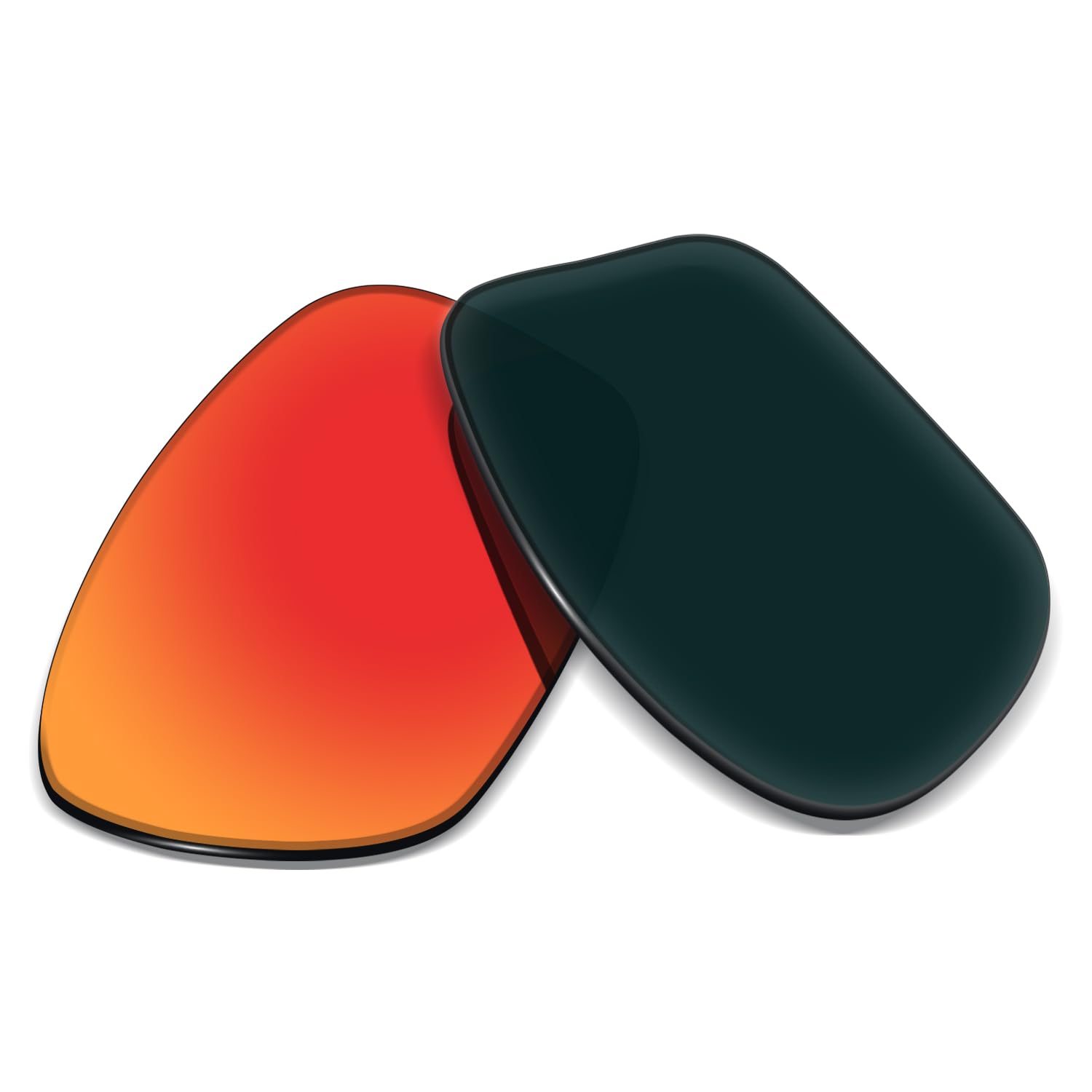 Lenti di ricambio da 1,5 mm compatibili con occhiali da sole Oakley Straightlink OO9331 61 mm, antigraffio