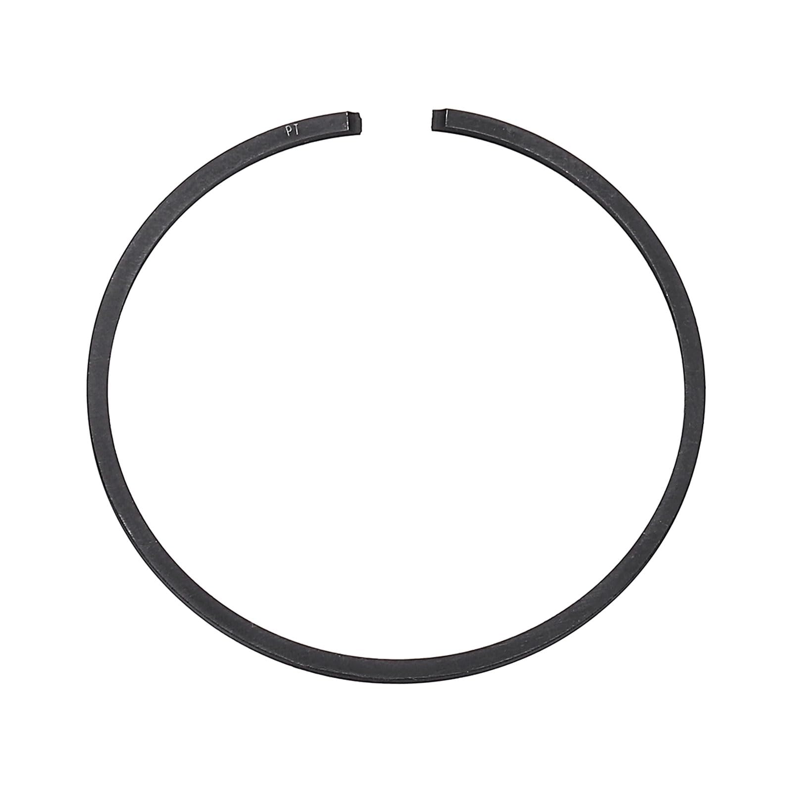 sourcing map 3pcs Piston Rings 48mm x 1.2mm Standard Metal Engine Piston Ring for Chainsaw Replacement Parts, Black