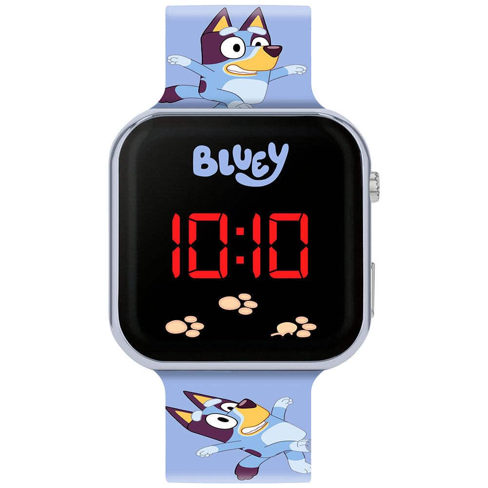 Bluey Chłopięcy cyfrowy zegarek kwarcowy z silikonowym paskiem BLY4081, NIEBIESKI