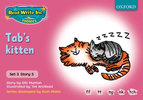 Read Write Inc. Phonics: Pink Set 3 Storybooks: Tab's Kitten: Gill ...