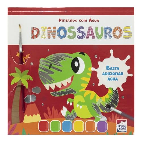 Pintando com Água: Dinossauro: