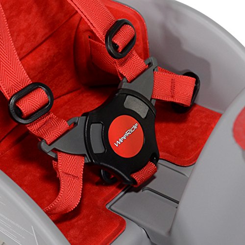WeeRide Safe Front Mounted Children's Bike Seat - Red - Image 4