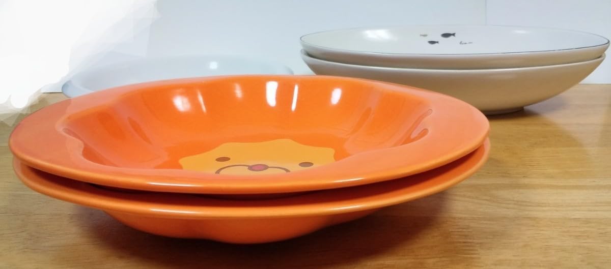 Amazon | ポンデライオン オーバル 皿 5枚セット ミスド ミスター