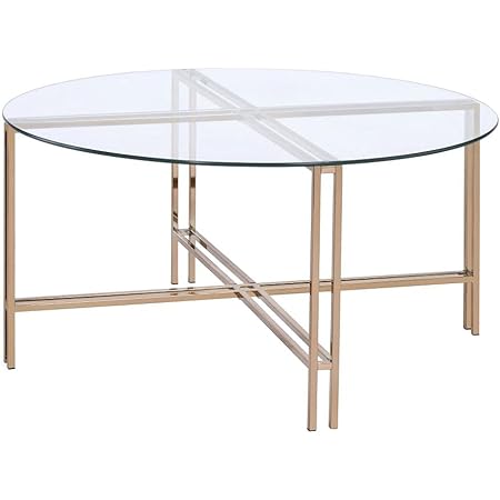 Acme Furniture Veises Coffee Table, Champagne