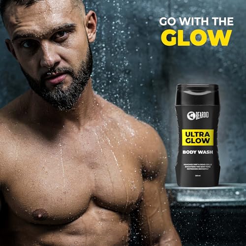 Image of Beardo Alpha Glow Up Kit for Men - Bodywash, Face Serum & Facewash | Brightening, Nourishing & Hydrating Skincare Combo | Deep Cleanse & Glow | Suitable for All Skin Types - Pack of 3