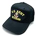 Infinite Hats US Army Veteran Patch Adjustable Baseball Cap (Black)