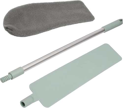 Espanador de Pó Extensível | Microfibra Lavável + Cabo Longo Alumínio – Limpeza Fácil em Tetos, Cantos e Superfícies Inacessíveis | Storeasy