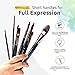 Professional Watercolor Brush Set – 14 Squirrel and Synthetic Watercolor Brushes for Artists with Travel Case – Soft Bristles, High Water Absorption and Short Handles Ideal for Wet Media - by ZenART