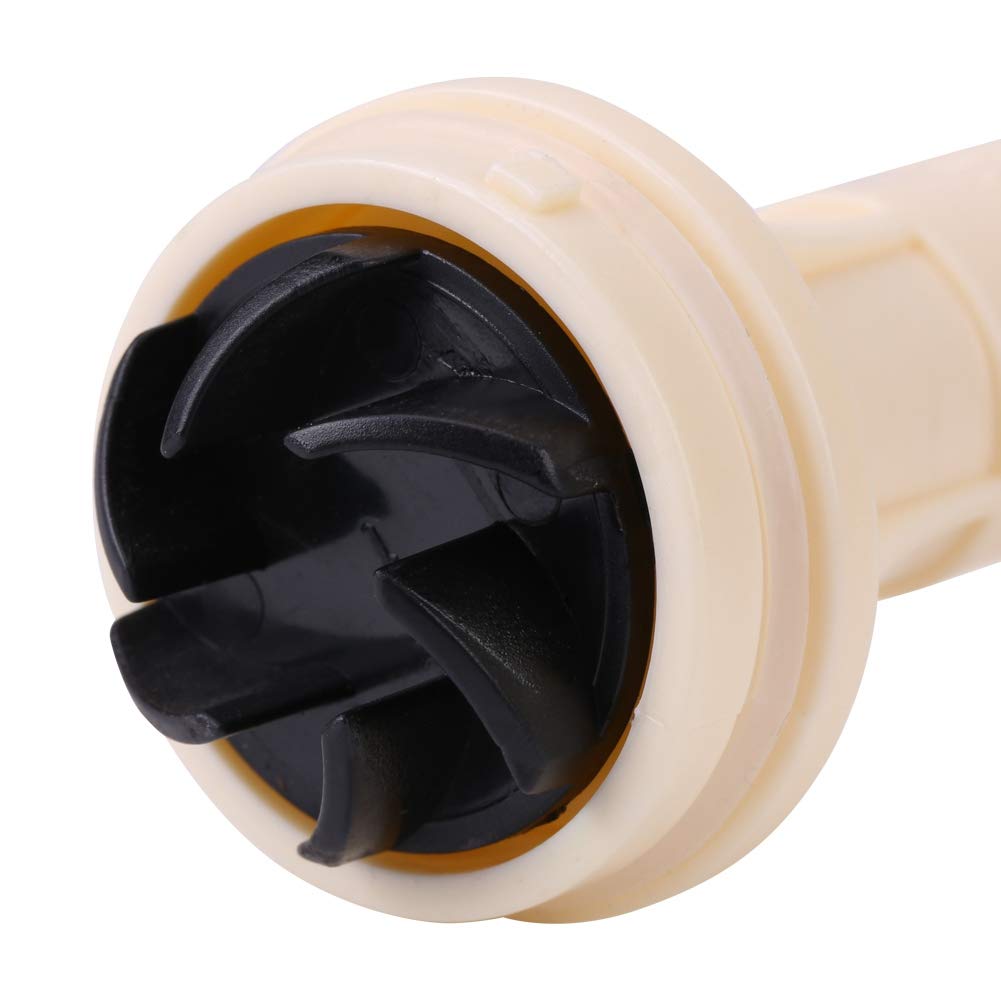 Battery Powered Aquarium Gravel Cleaner Fish Tank Siphon Water Change Cleaning Tool Adjustable Tube for Fish Tank Cleaning Plastic White 95cm