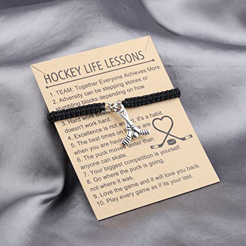 image for Lywjyb Birdgot Hockey Bracelet Hockey Gift Ice Hockey Jewelry Hockey F