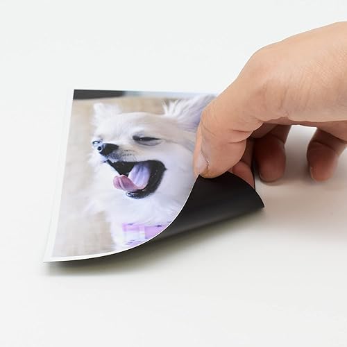 Miniatura 6 de MagX Hojas magnéticas imprimibles, 8.5 x 11 pulgadas, 10 hojas, papel magnético imprimible brillante para impresora de inyección de tinta