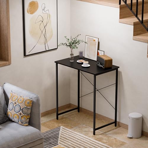 Image of Pamray 23 Inch Computer Desk for Small Spaces, Home Office Work Desk with Headphone Hook, Small Office Desk Study Writing Table