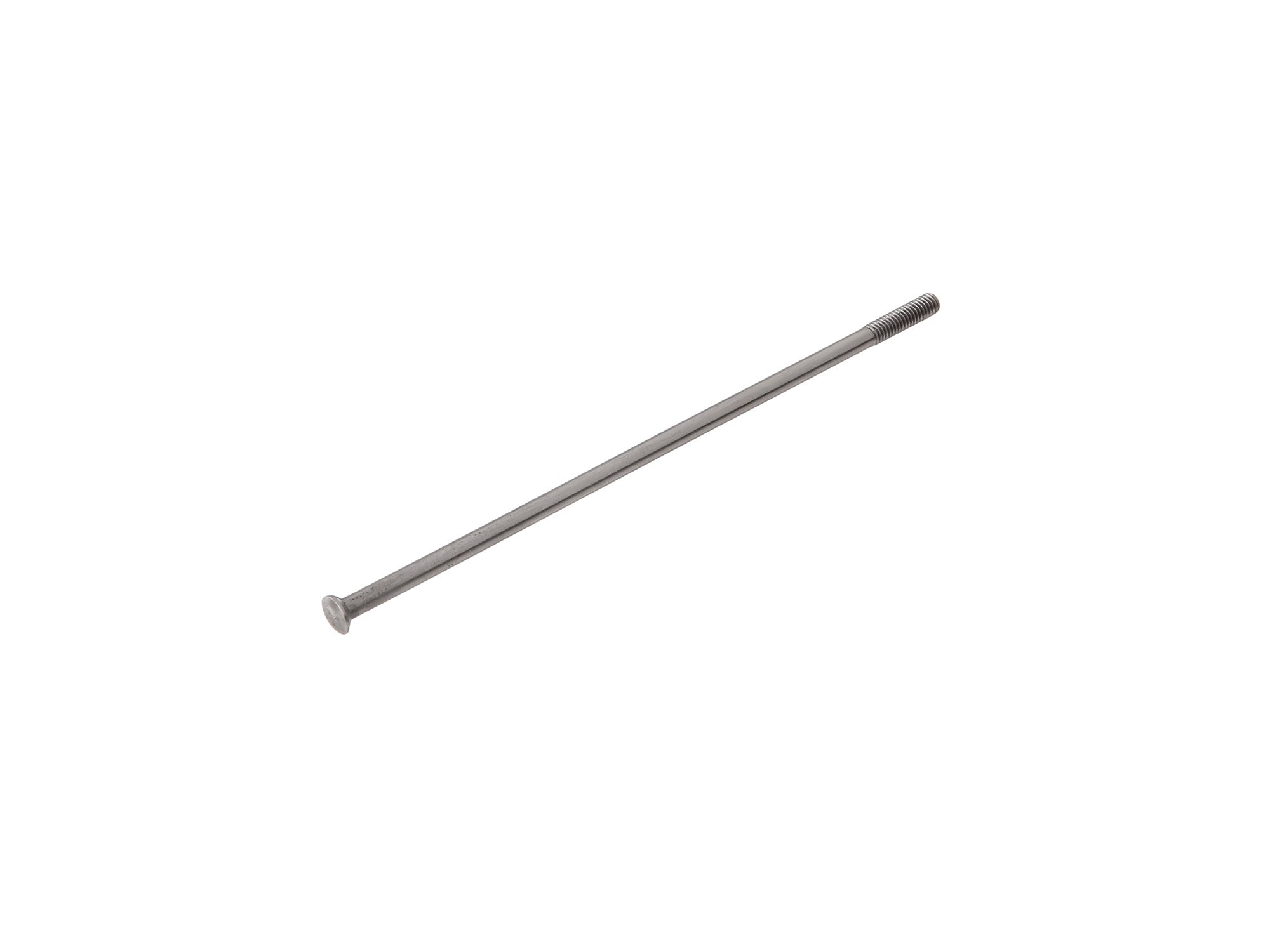 Zestaw szprychów z złączką – po 36 sztuk – szprychy M4 – 121 mm, stal nierdzewna, naturalna, prosta – np. do ETZ 125, 150