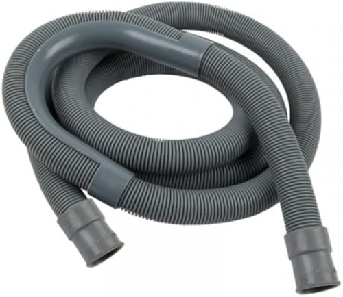 Universal Washing Machine & Dishwasher Drain Hose 1.5m Grey