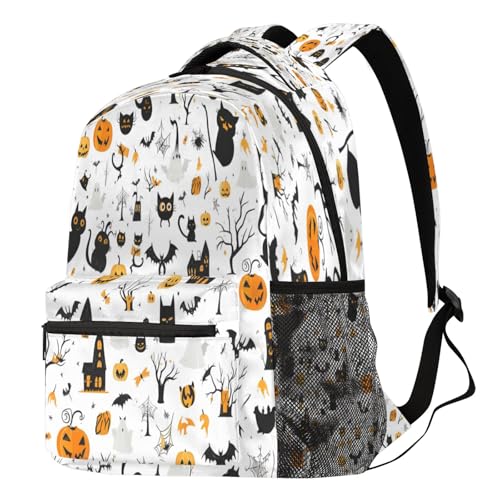 Sac à dos mignon Halloween grand volume pour transporter votre ordinateur portable