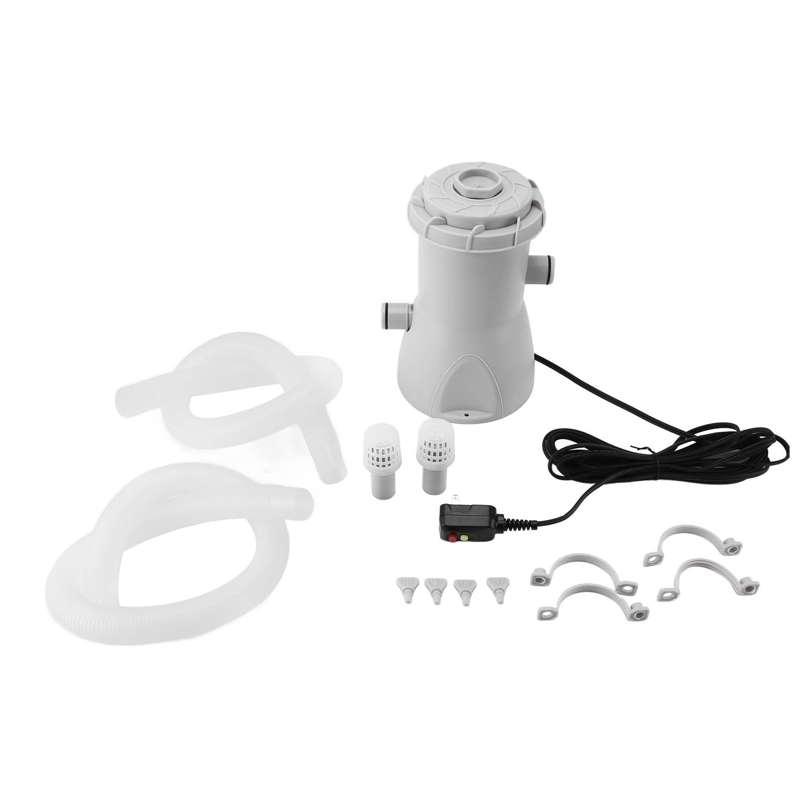 di Pompa Filtro for Piscina Fuori Terra Cartuccia Filtro Rimovibile da 800 galloni Pompa Filtro elettrica for Piscina for Uso Domestico (Spina 110 V)
