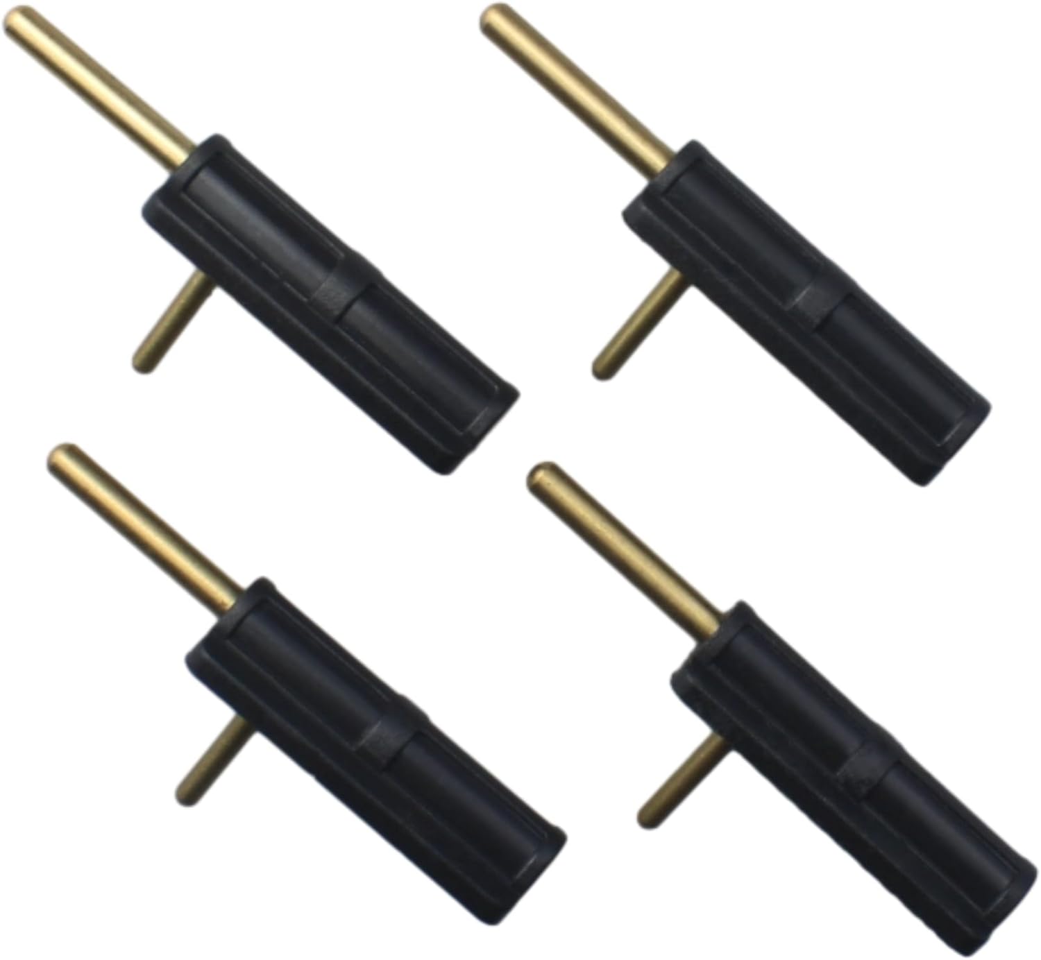 4 Pcs Canopy Hatch Lock Latches or RC Airplane Cockpit Cover Fixing (Black)