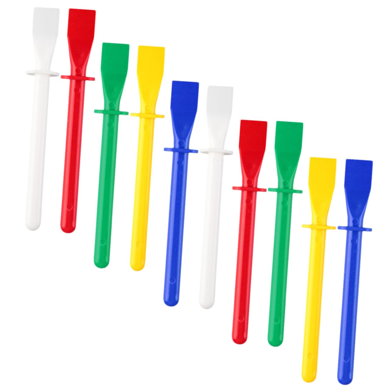 Housoutil 4 Ensembles Frottis De Colle Bricolage Outil De Grattage De Colle Bâtons De Colle Glue Stick Spatule Raclette Spatule À Colle Cuir Étaleur De Colle Matériel Pp 10 Pièces * 4