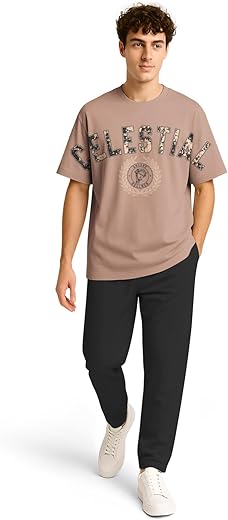 BULLMER Trendy Co-ords with Oversized T-Shirt & Pants Clothing Set for Men | Cotton Blend Cord Set for Men