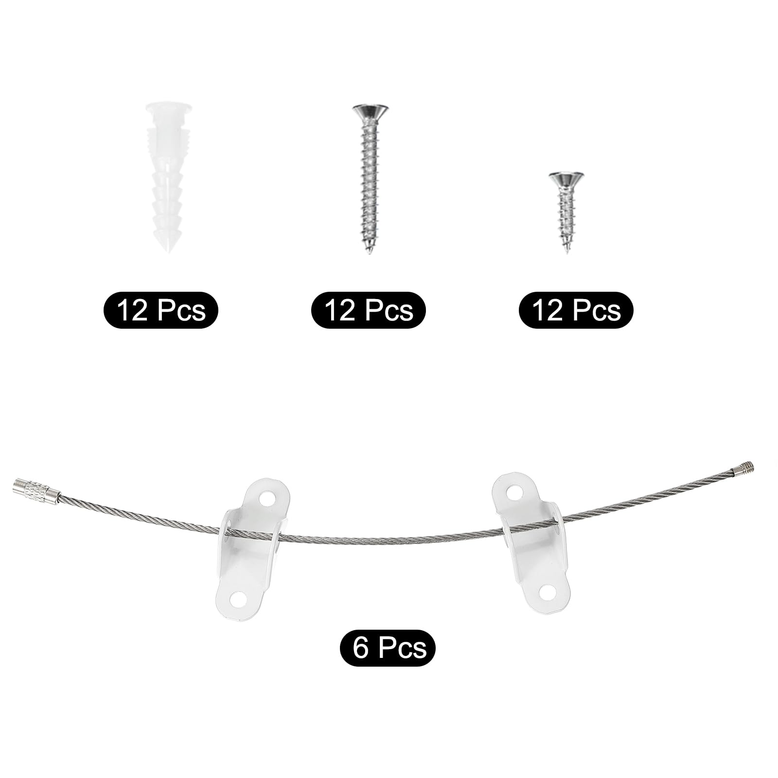 uxcell 8" Furniture Anchors - Image 3