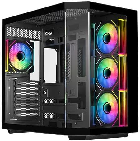 Gabinete para PC Mid Tower ARGB-N3-BK Negro miniatura 9