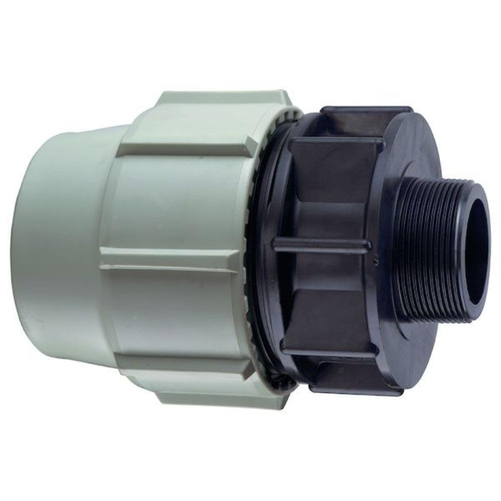 raccord mâle - pour tube pe - diamètre 40 vers 1 1/​4 - plasson 70204013