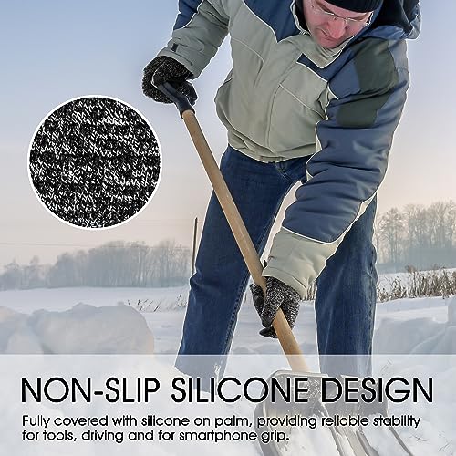 COOLJOB-Warm-Fleece-Knit-Winter-Gloves-for-Men-Women-Touch-Screen-Fingers-Non-slip-Silicone-Grip-and-Elastic-Cuff