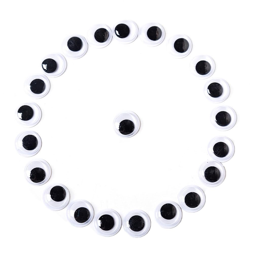 Amazon | 動く 目玉 シール 15mm 300個セット ドールアイ 人形目 人形