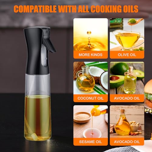 Refillable 300ml Glass Olive Oil Spray Bottle - Dishwasher Safe - Image 7