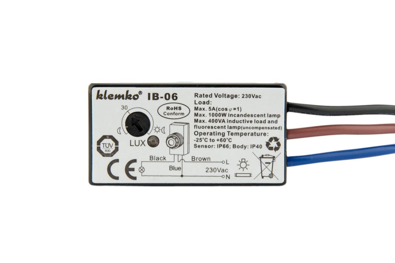 Interruttore crepuscolare TRIAC automatico IP55
