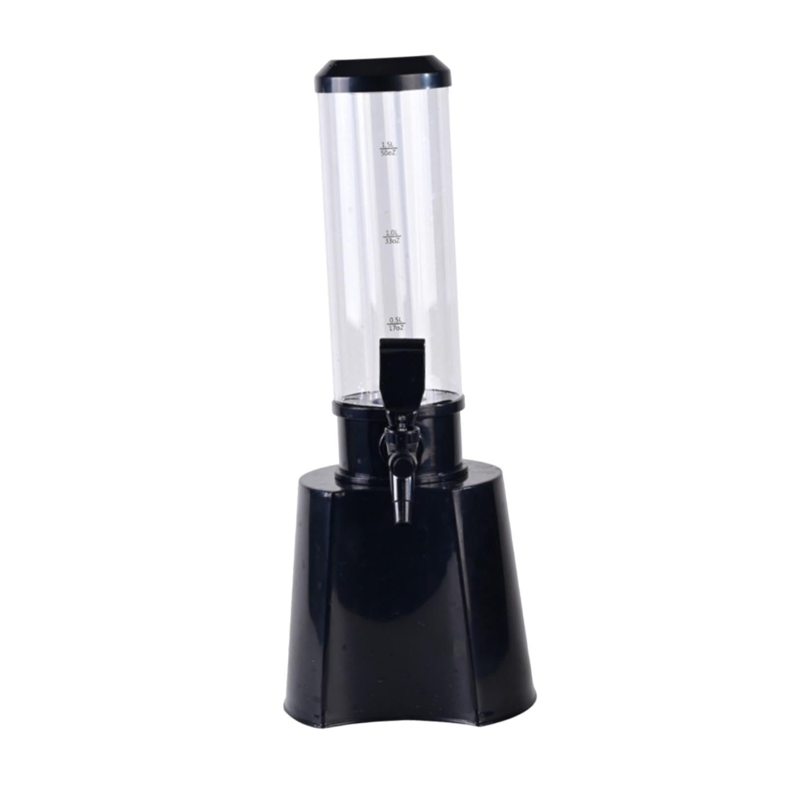 Sharplace Torre cerveza con grifo, dispensador bebidas mesa para entusiastas los restaurantes, dispensador bebidas para juegos, 1.5 L con Tubo para