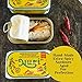 NURI Portuguese Sardines in Extra Spicy Olive Oil 4.4 oz can (Sardines Extra Spicy Olive Oil)