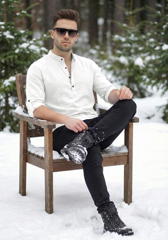 Image of Men Short Kurta