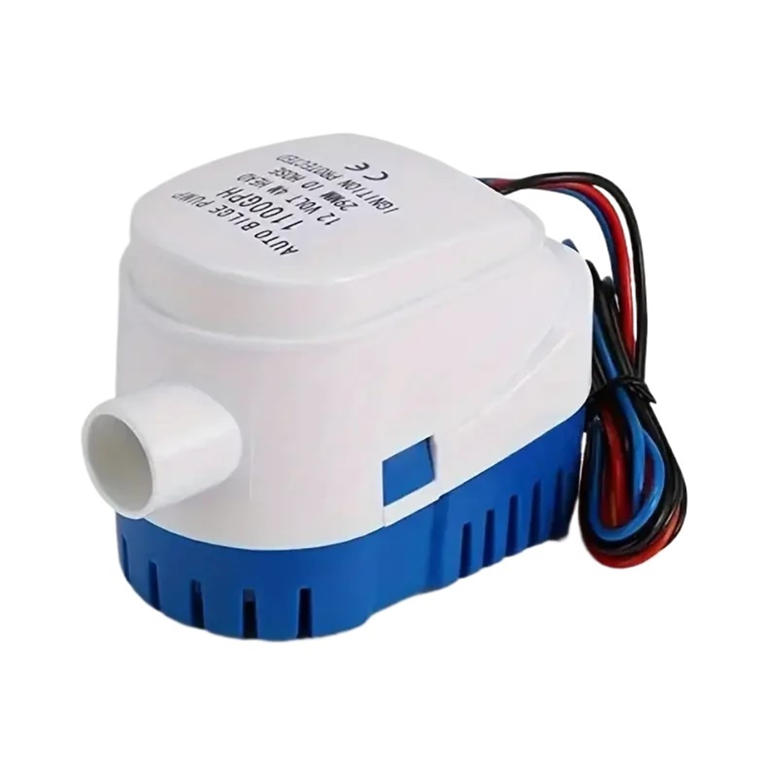 Automatyczna zatapialna pompa wody zęzowej do łodzi 12V 24V Wbudowany automatyczny przełącznik pływakowy 1100 GPH (750 GPH) (24 V 750 GPH)