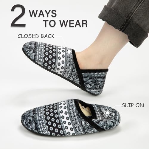 Image of ATHMILE House Slippers for Women Men Indoor Barefoot House Shoes Soft Socks | Furry Slip on Cozy Comfy Flexible Machine Washable Home Bedroom Travel Hospital Yoga Gifts for Mom Grandma