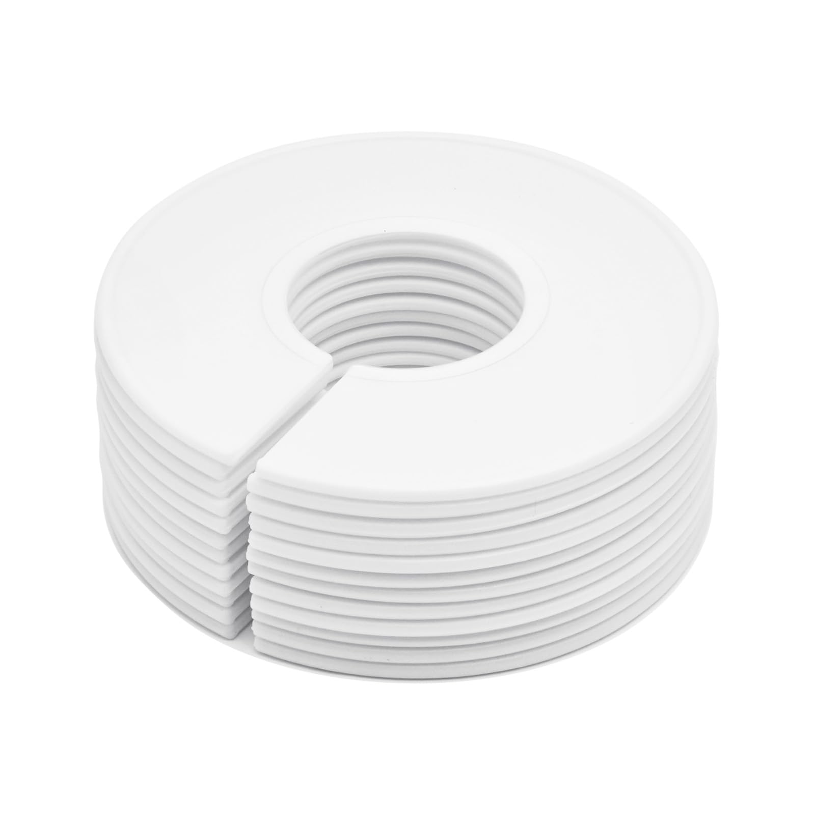 LICQIC Clothes Dividers, Blank Clothing Rack Size Sorting, Reusable Wardrobe Round Hanger Separator