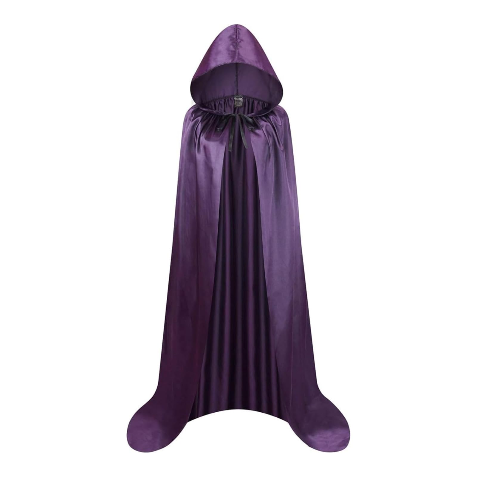 Colorful House Unisex Full Length Hooded Cape Costume Cloak 1PC Purple 59