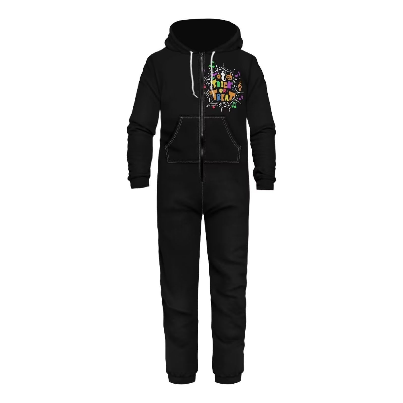 COEQINE Pigiama invernale da donna a maniche lunghe tutine da notte con tasca morbida cerniera abbigliamento taglie S - 4XL