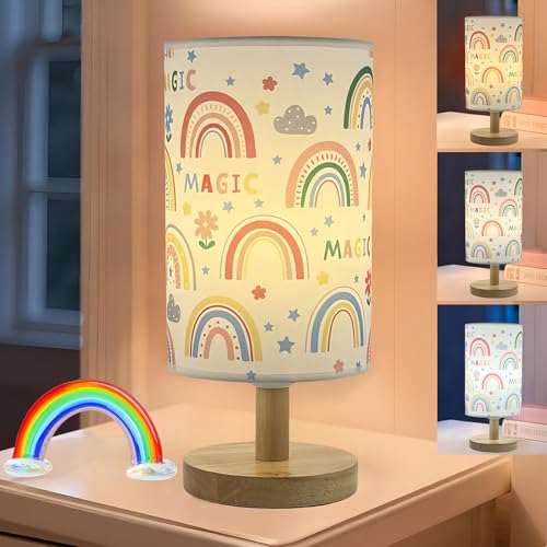 Rainbow Kids Bedside Table Lamp for Bedroom